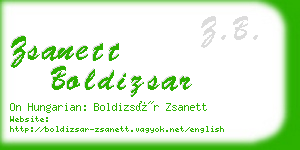 zsanett boldizsar business card